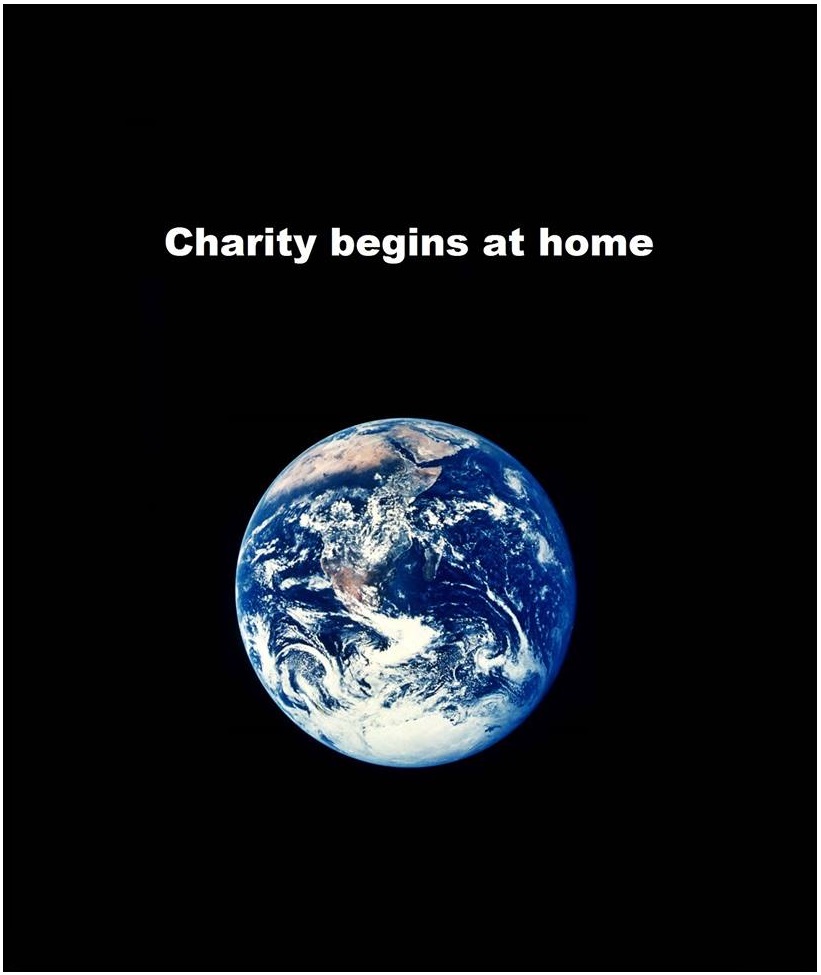 Charity begins at home