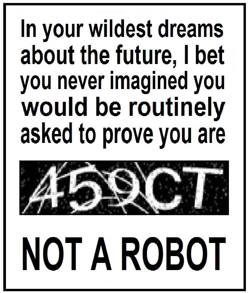 I am not a robot